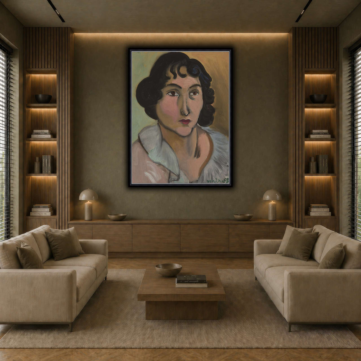 Tête_de_Jeune_Fille_Henri_Matisse earth-living room