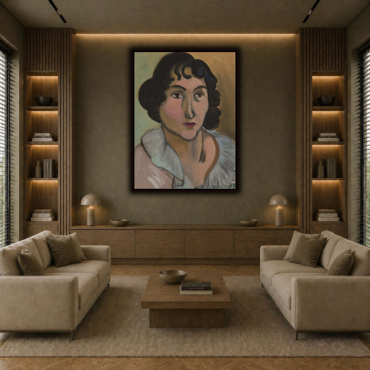 Tête_de_Jeune_Fille_Henri_Matisse earth-living room