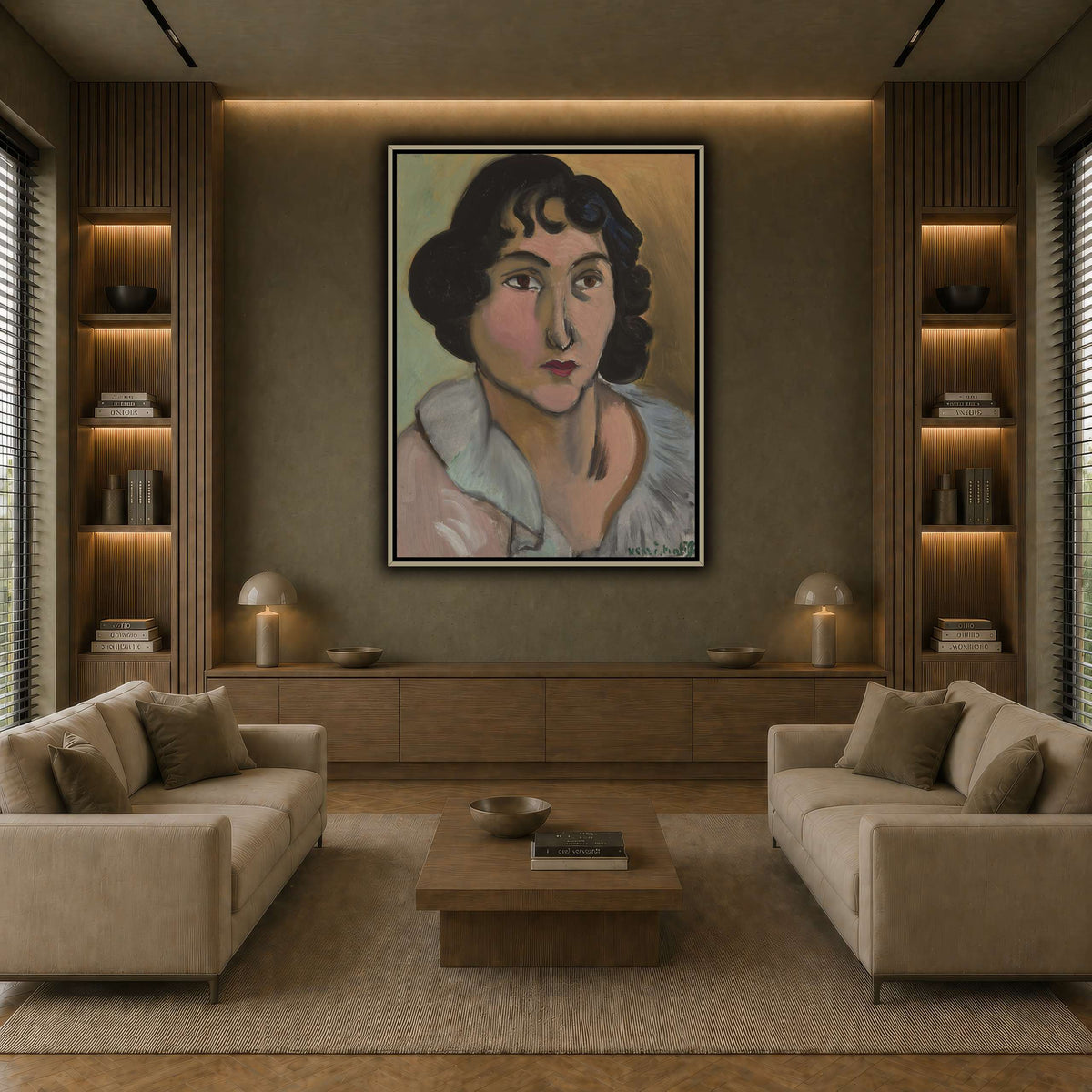 Tête_de_Jeune_Fille_Henri_Matisse earth-living room