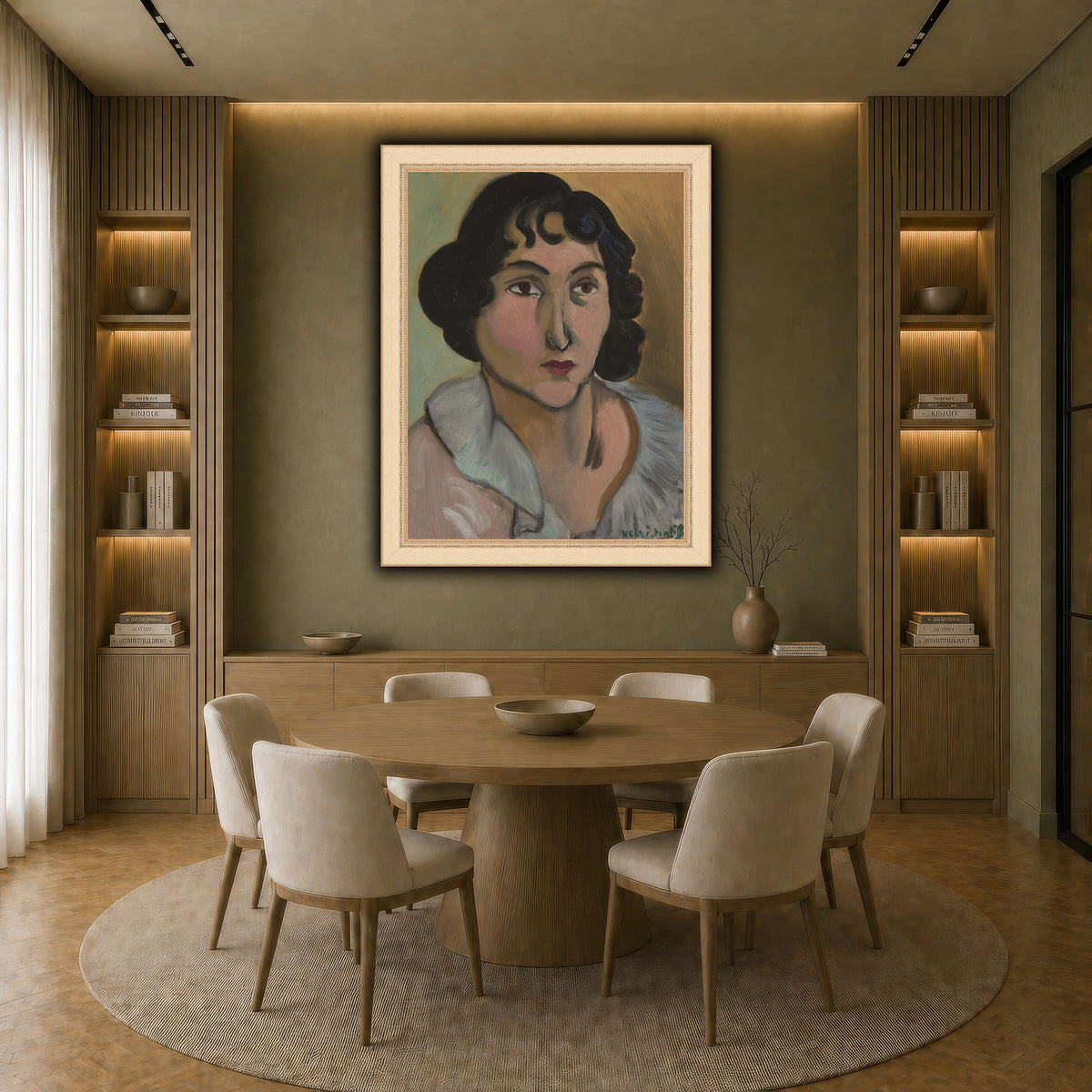 Tête_de_Jeune_Fille_Henri_Matisse earth-dining room