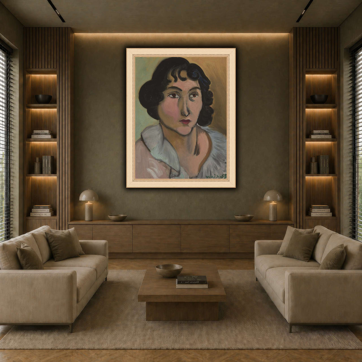 Tête_de_Jeune_Fille_Henri_Matisse earth-living room
