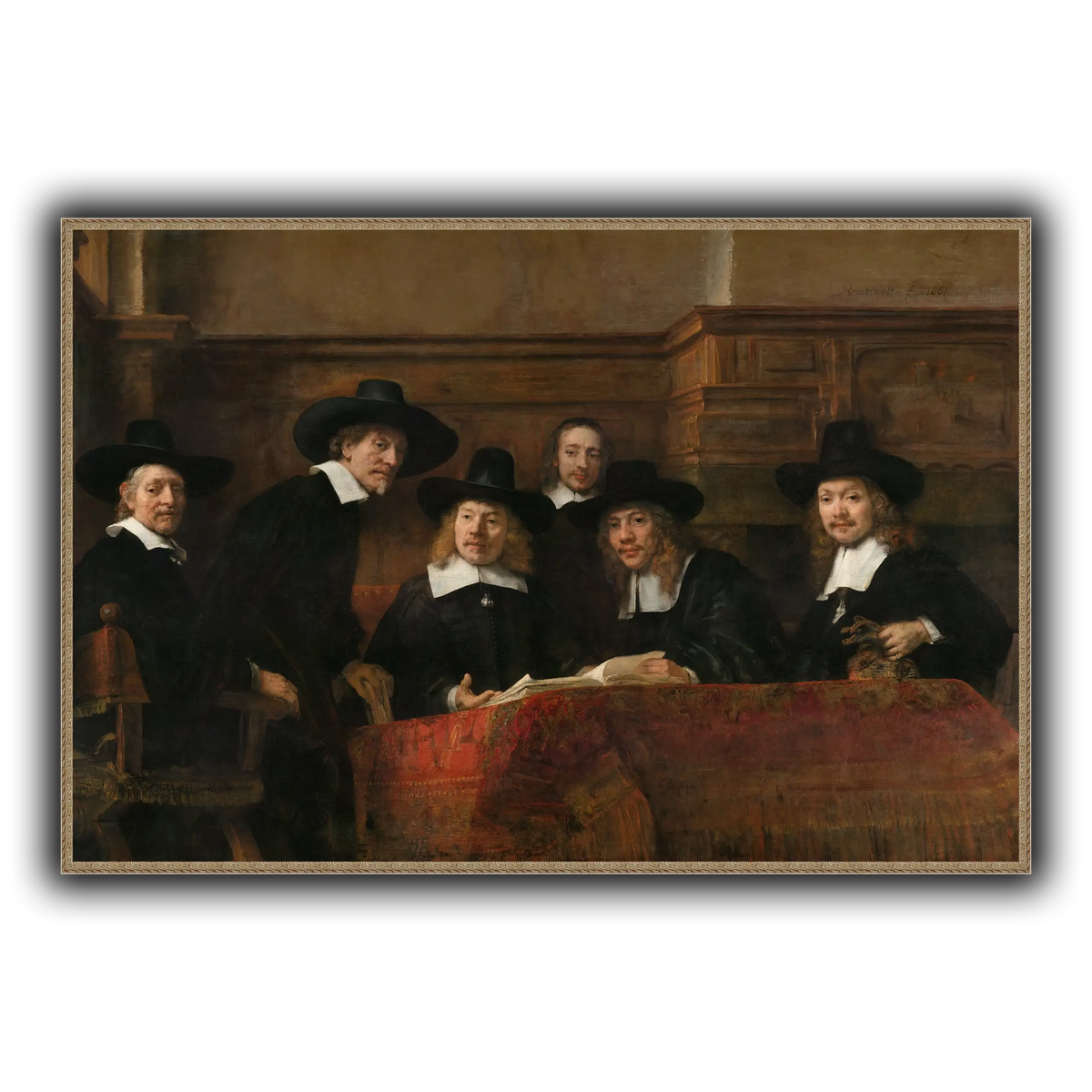 The-Sampling-Officials-of-the-Amsterdam-Drapers-Guild-Known-as-The-Syndic_Rembrandt-van-Rijn