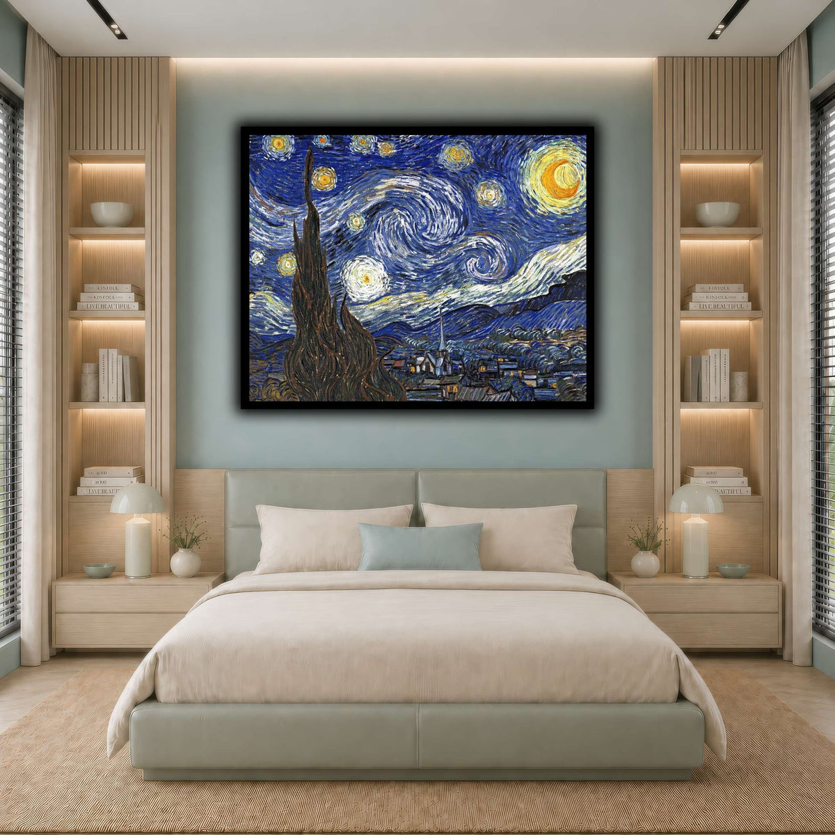 TheStarryNightByVincentVanGogh cool-bedroom
