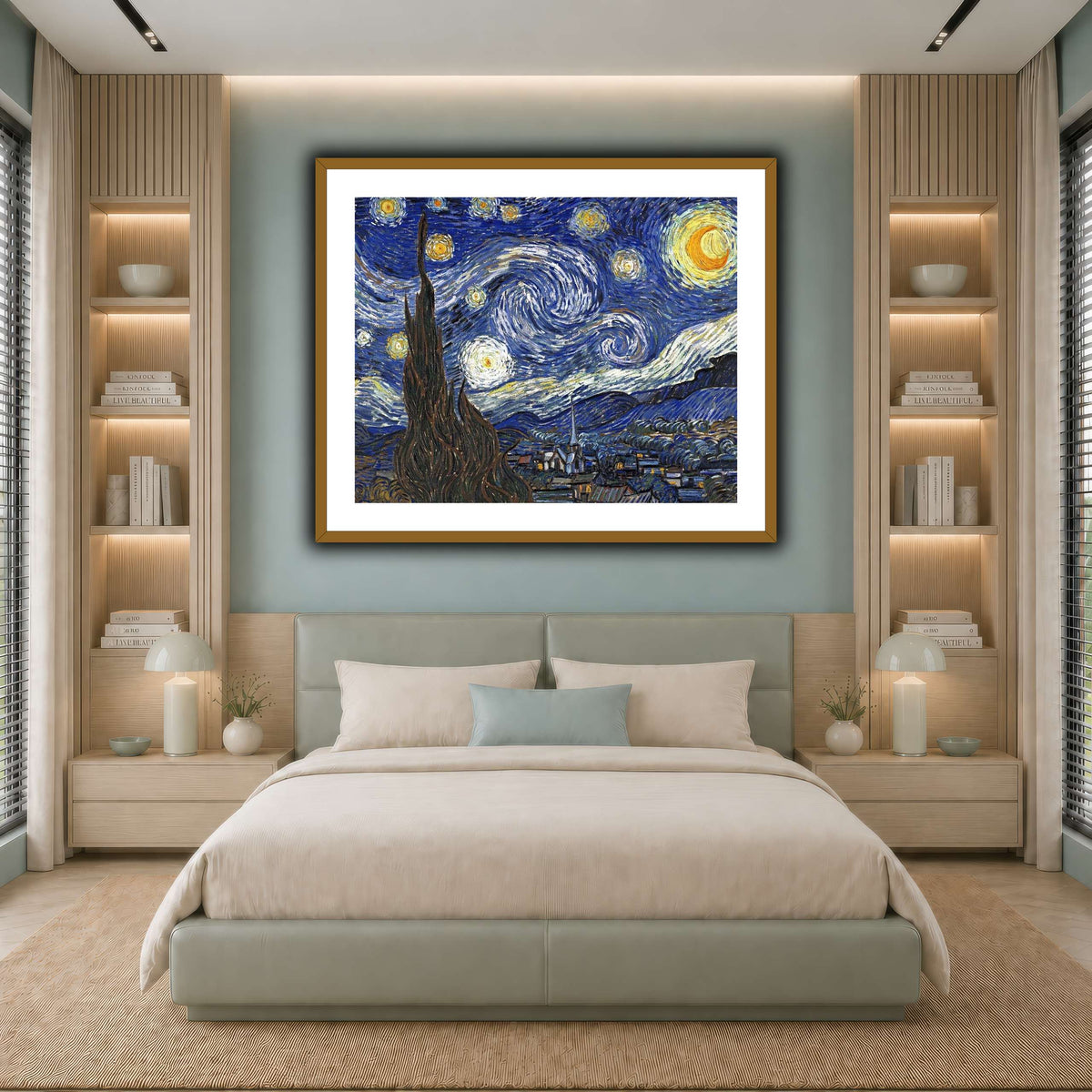 TheStarryNightByVincentVanGogh cool-bedroom