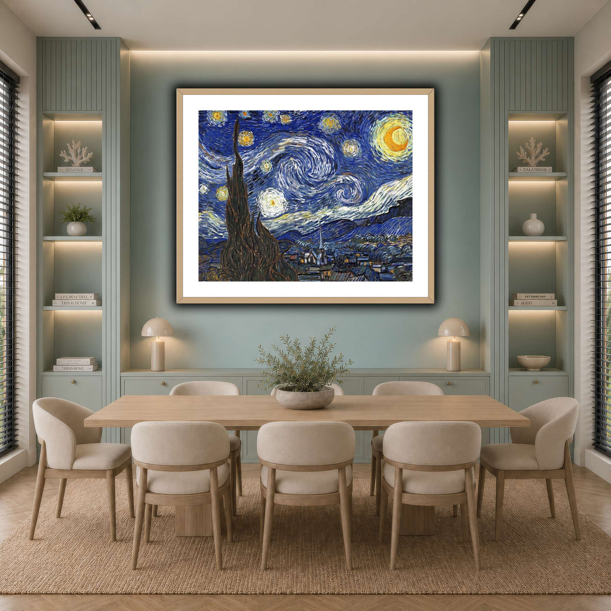 TheStarryNightByVincentVanGogh cool-dining