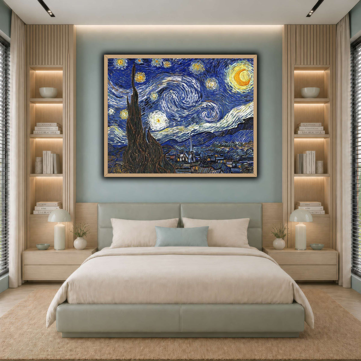 TheStarryNightByVincentVanGogh cool-bedroom