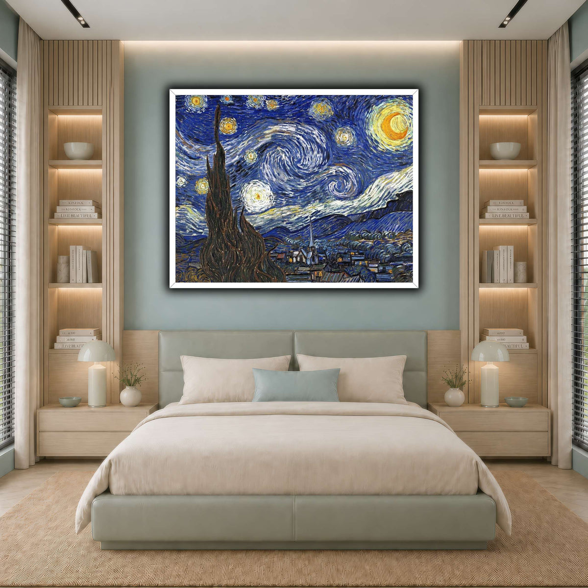 TheStarryNightByVincentVanGogh cool-bedroom
