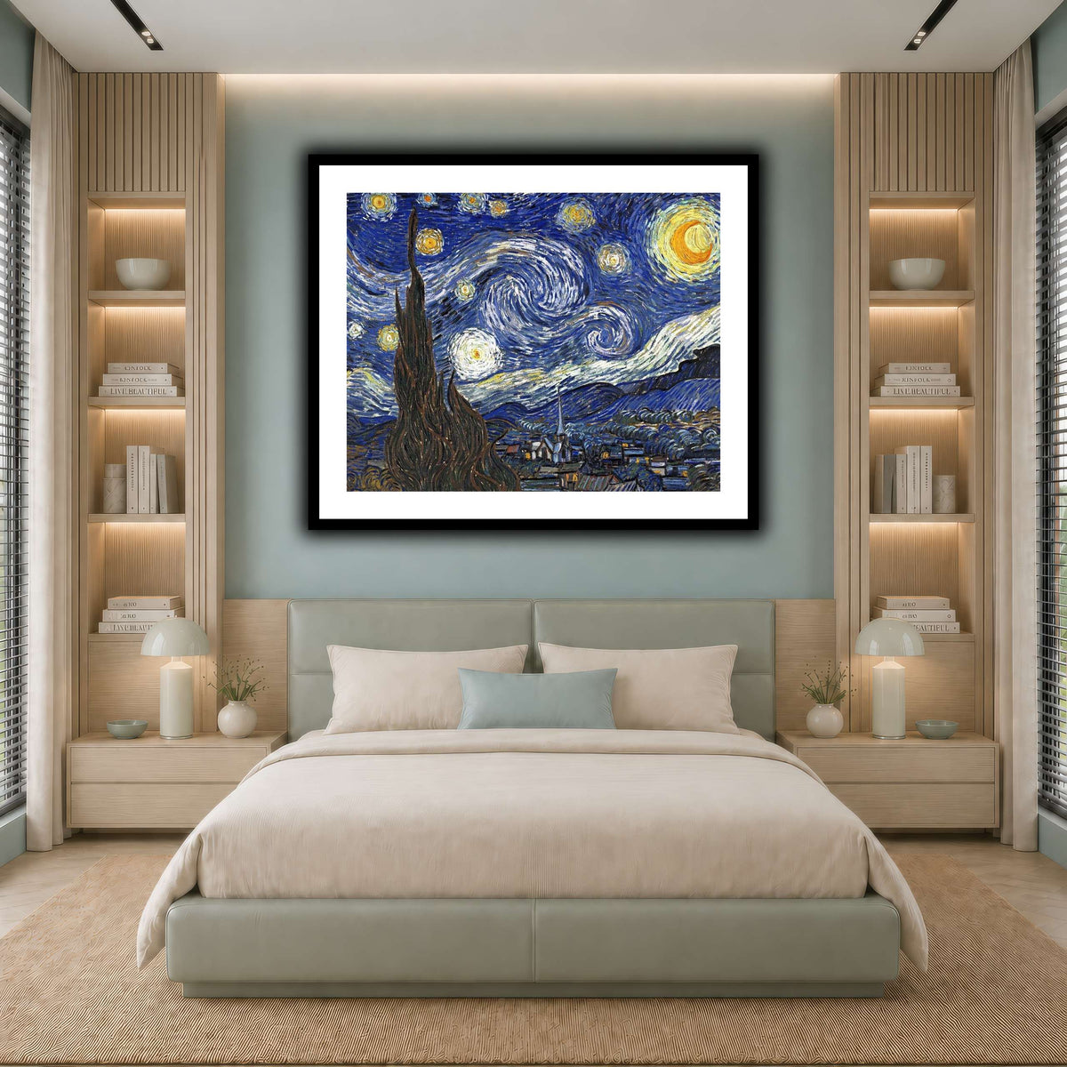 TheStarryNightByVincentVanGogh cool-bedroom