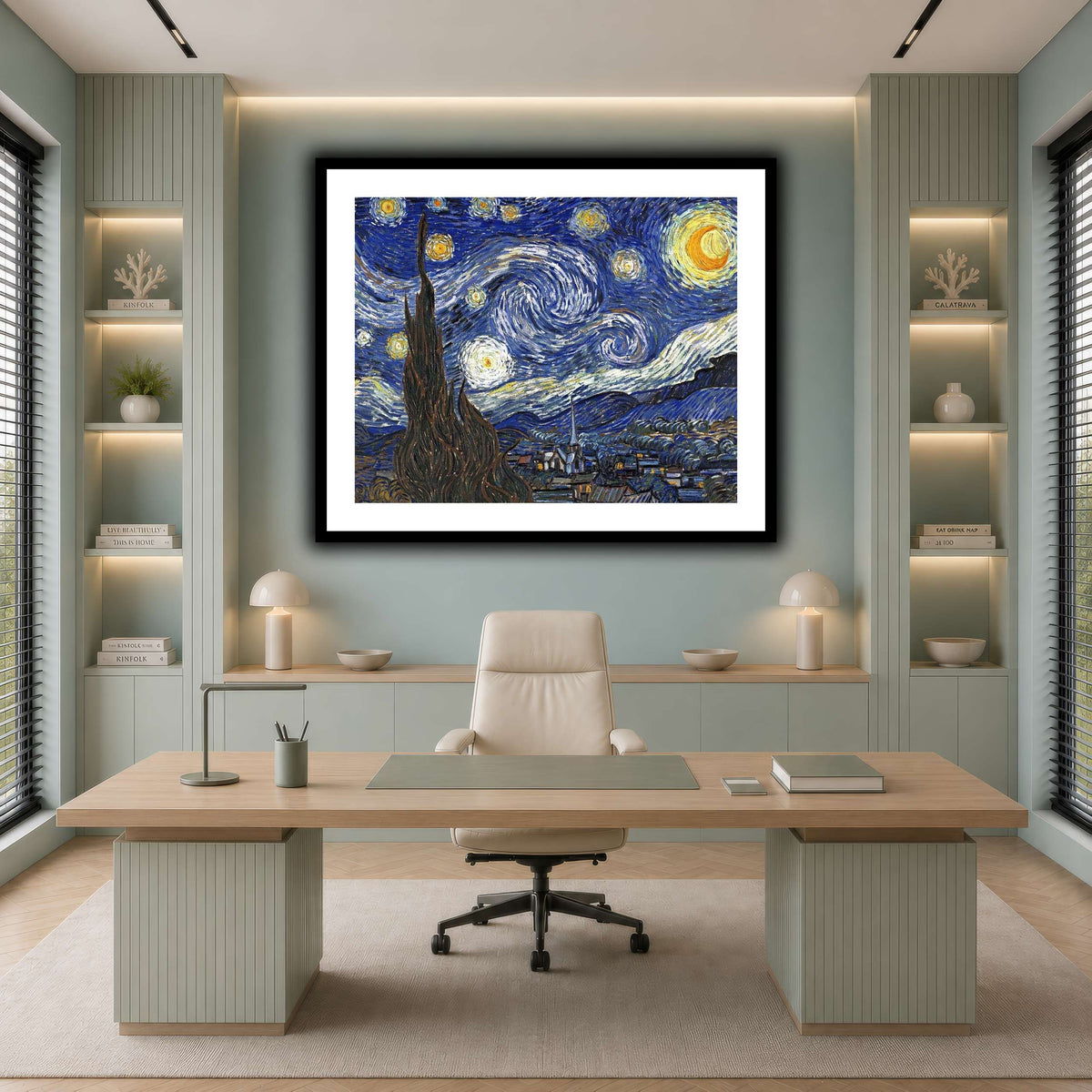 TheStarryNightByVincentVanGogh cool-office