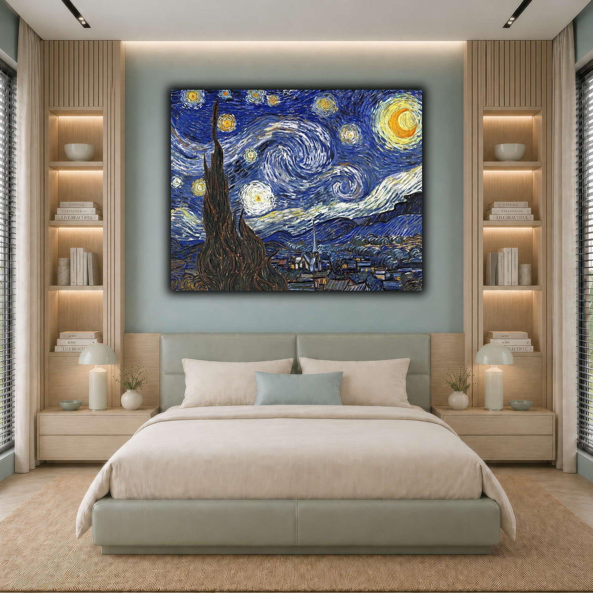 TheStarryNightByVincentVanGogh cool-bedroom