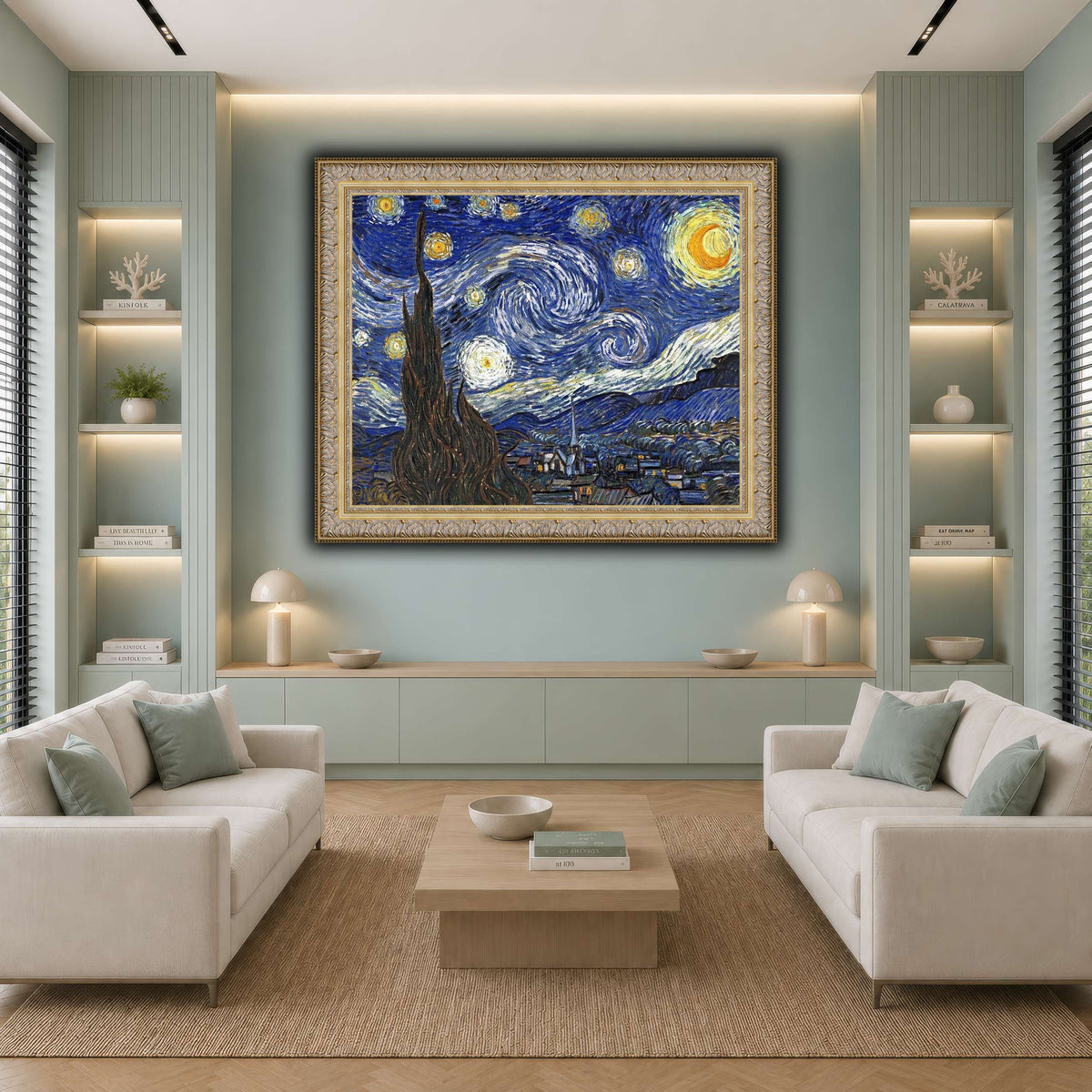 TheStarryNightByVincentVanGogh cool-living room
