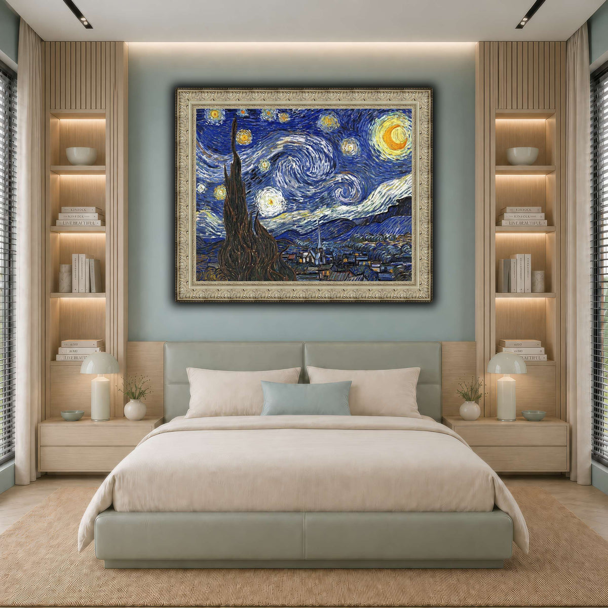 TheStarryNightByVincentVanGogh cool-bedroom