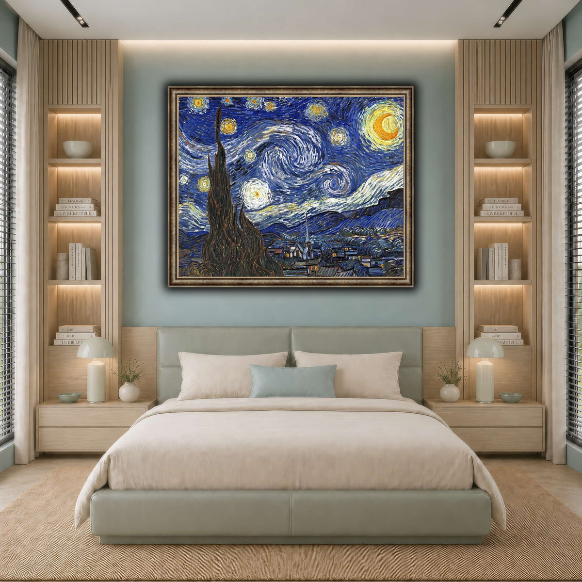 TheStarryNightByVincentVanGogh cool-bedroom