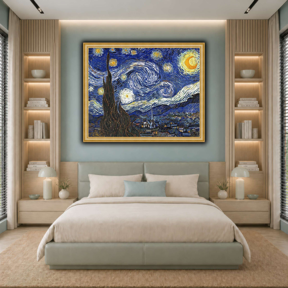 TheStarryNightByVincentVanGogh cool-bedroom