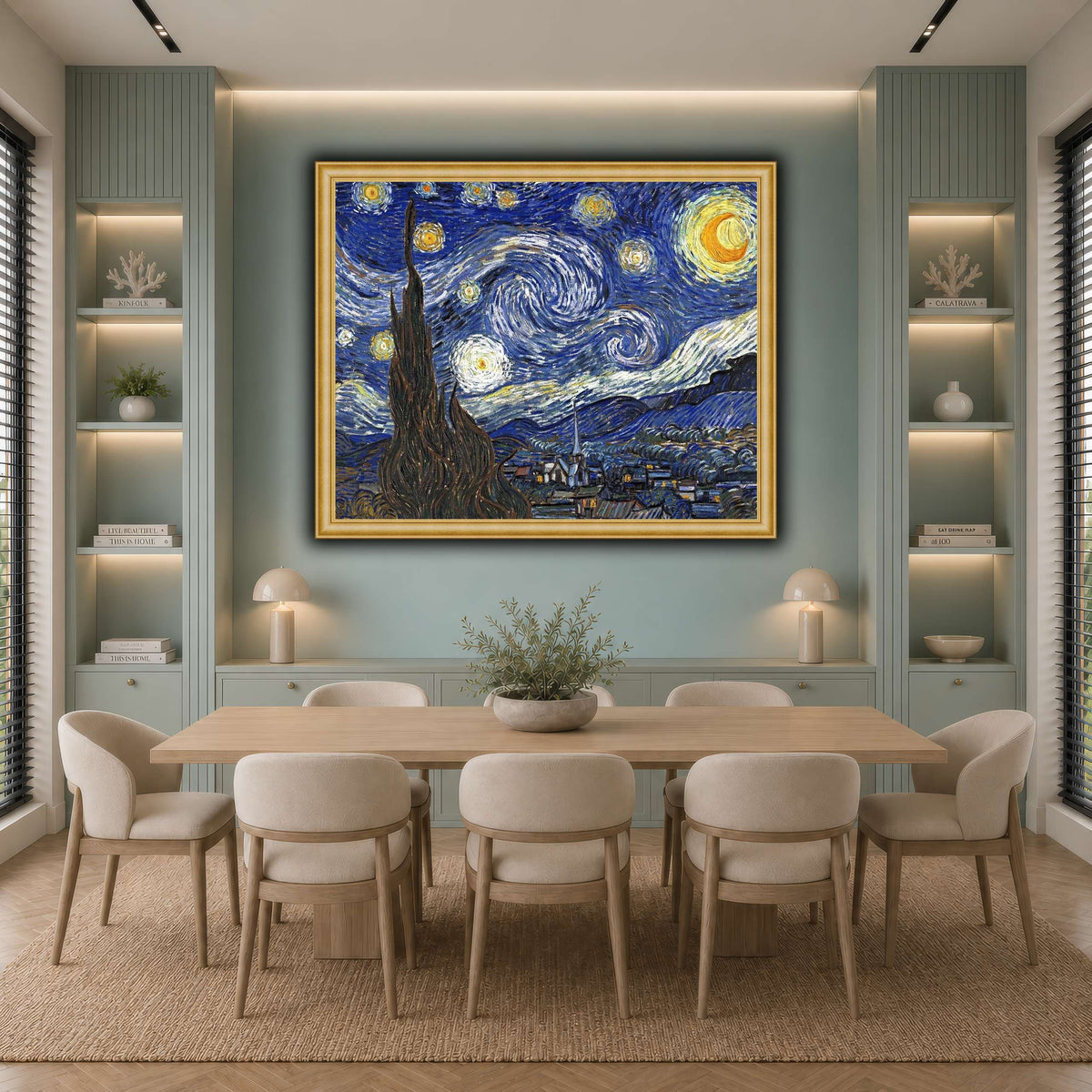 TheStarryNightByVincentVanGogh cool-dining