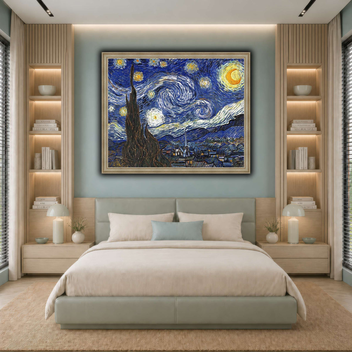 TheStarryNightByVincentVanGogh cool-bedroom