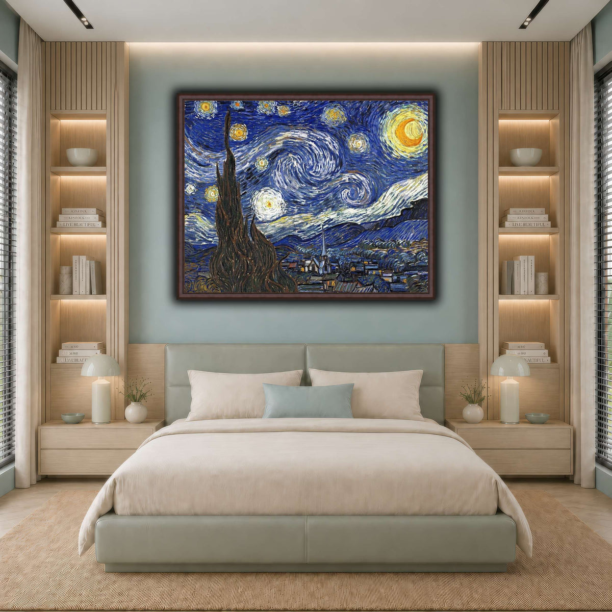 TheStarryNightByVincentVanGogh cool-bedroom