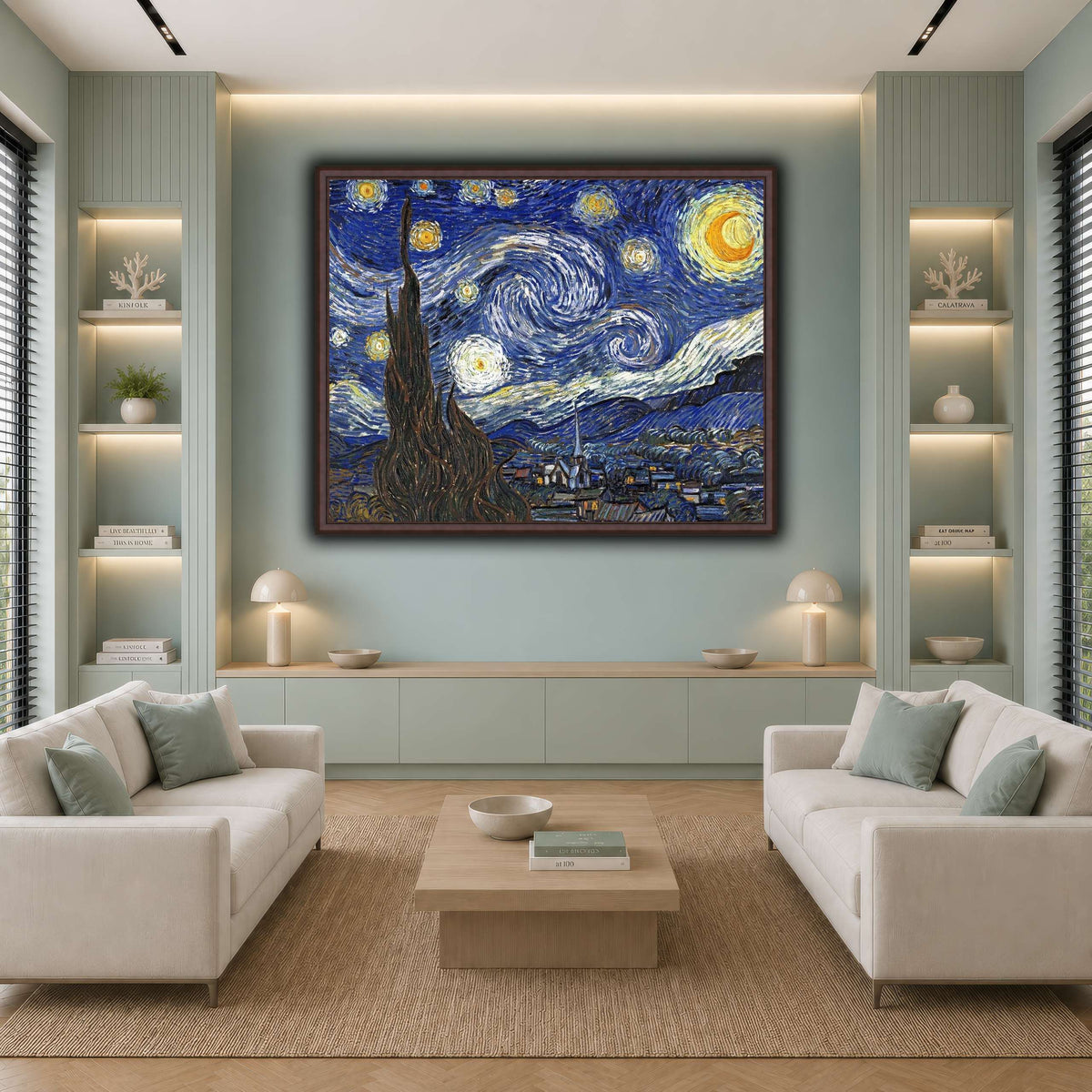 TheStarryNightByVincentVanGogh cool-living room
