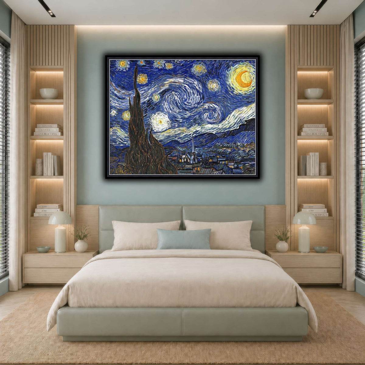 TheStarryNightByVincentVanGogh cool-bedroom