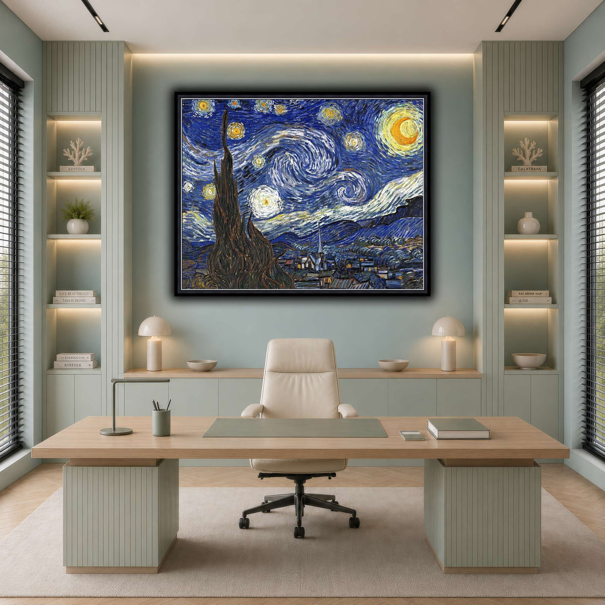 TheStarryNightByVincentVanGogh cool-office