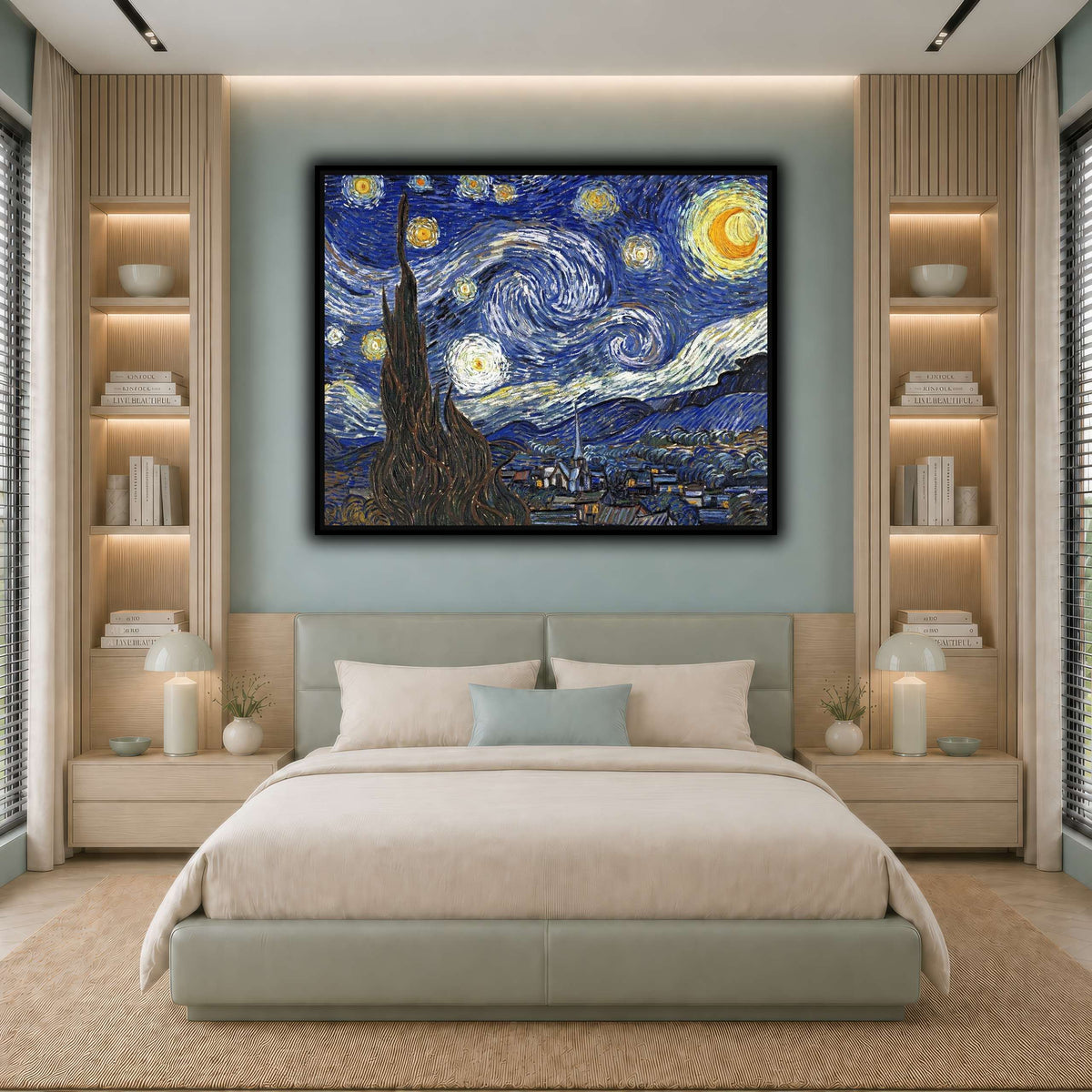 TheStarryNightByVincentVanGogh cool-bedroom