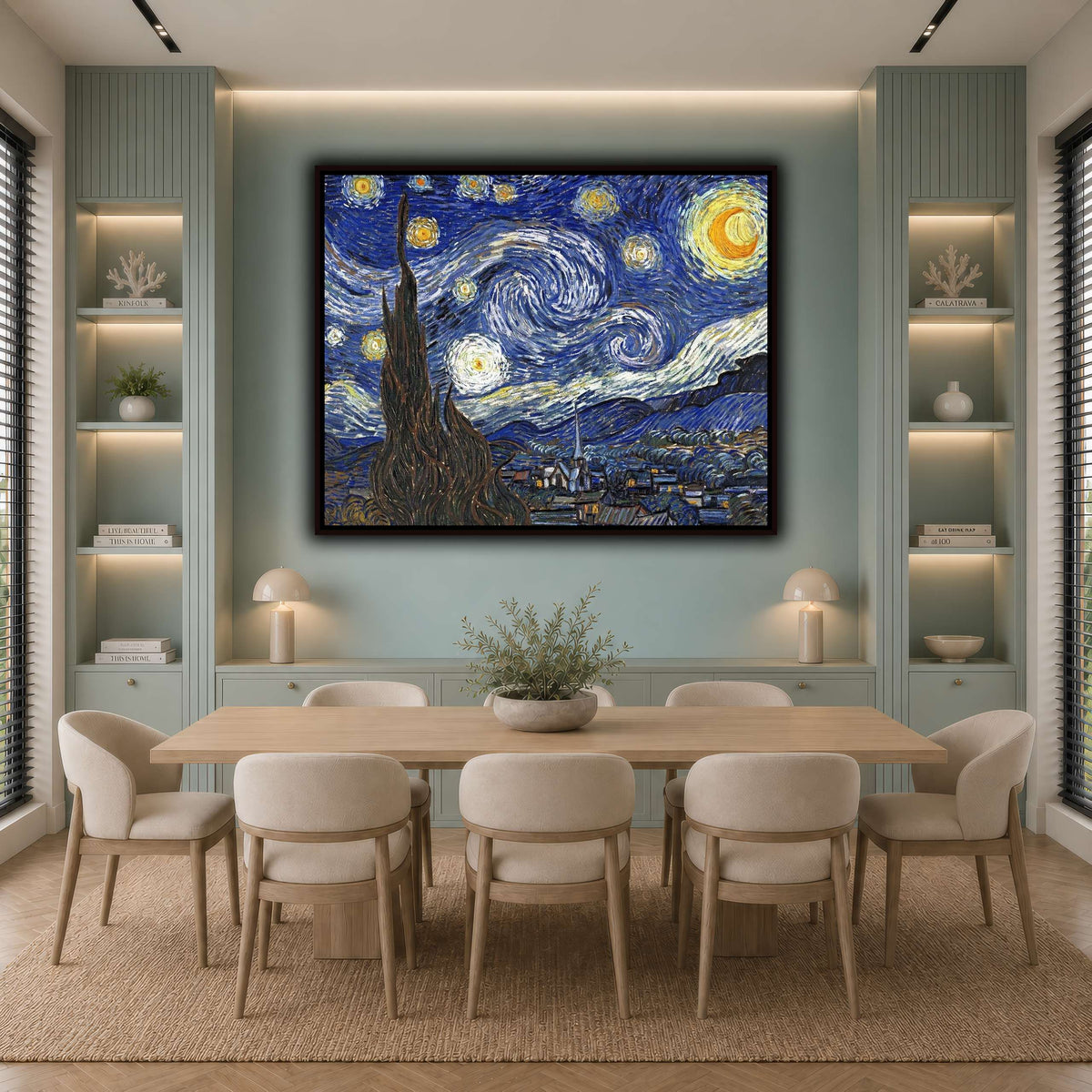 TheStarryNightByVincentVanGogh cool-dining