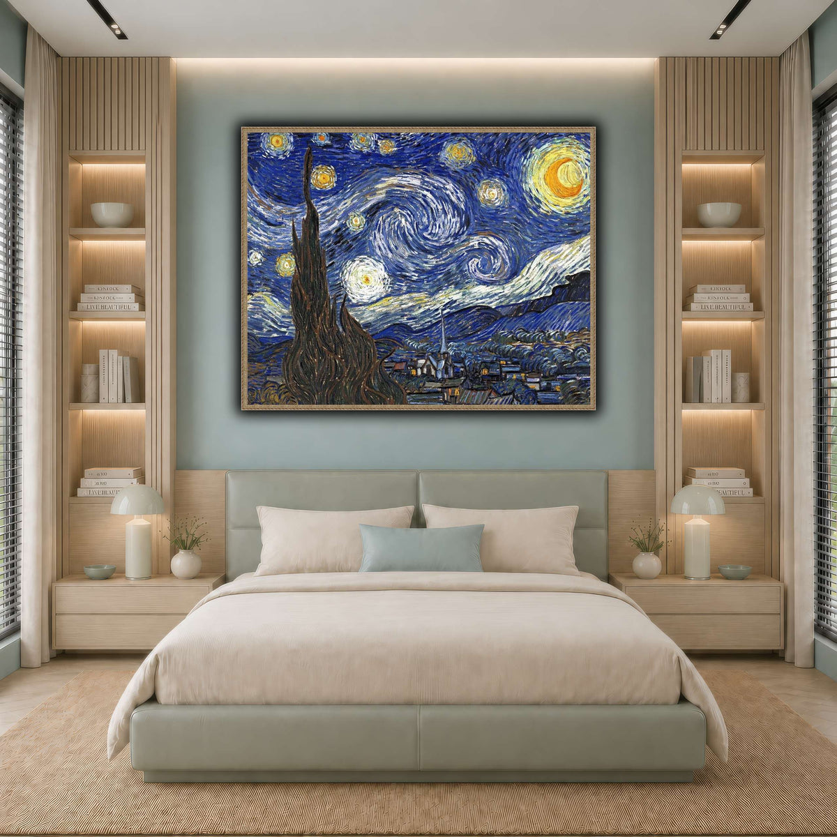 TheStarryNightByVincentVanGogh cool-bedroom