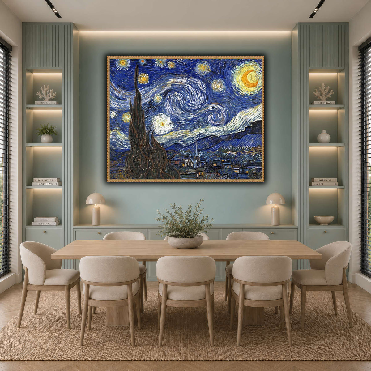 TheStarryNightByVincentVanGogh cool-dining