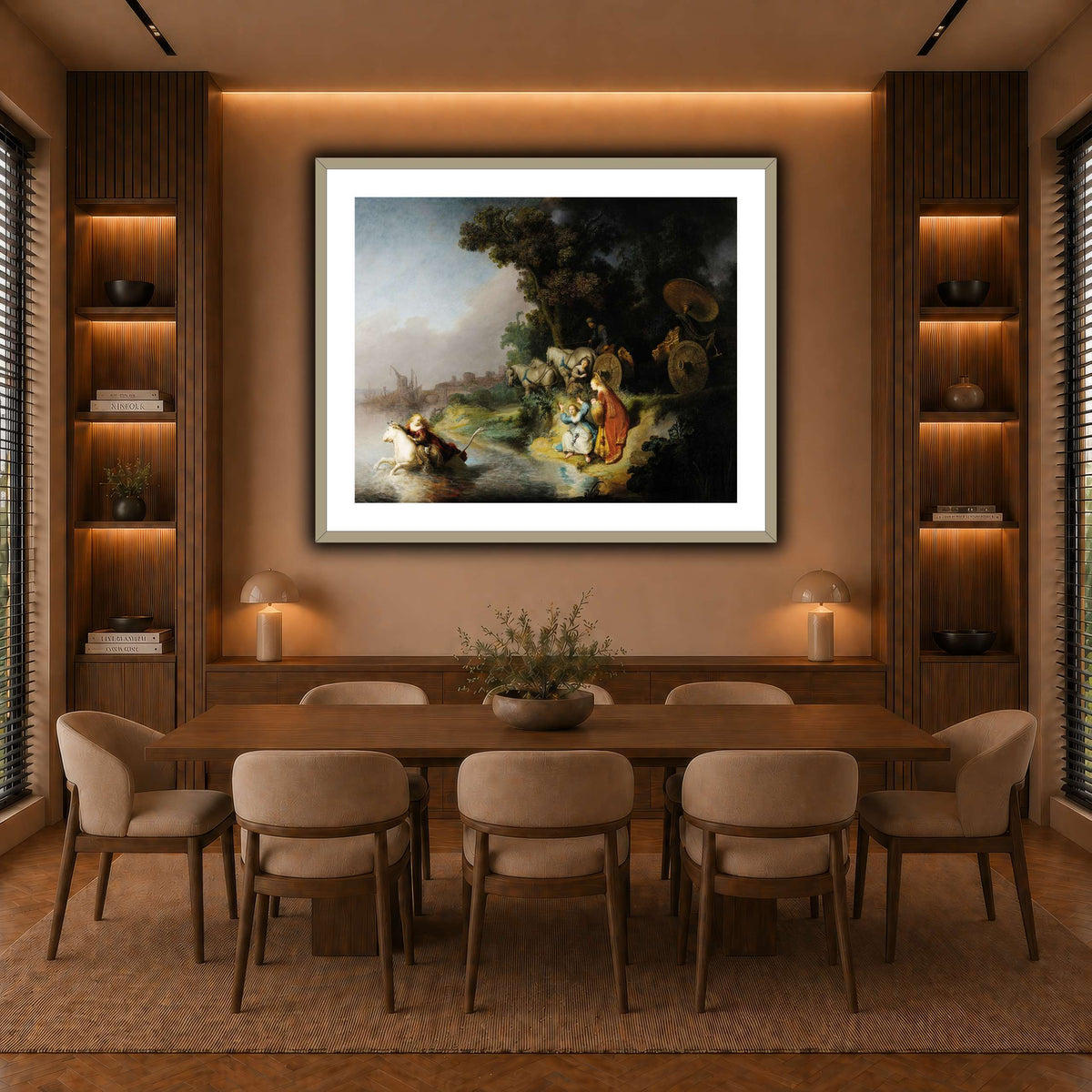 The_Abduction_of_Europa_Rembrandt-van-Rijn warm-dining room