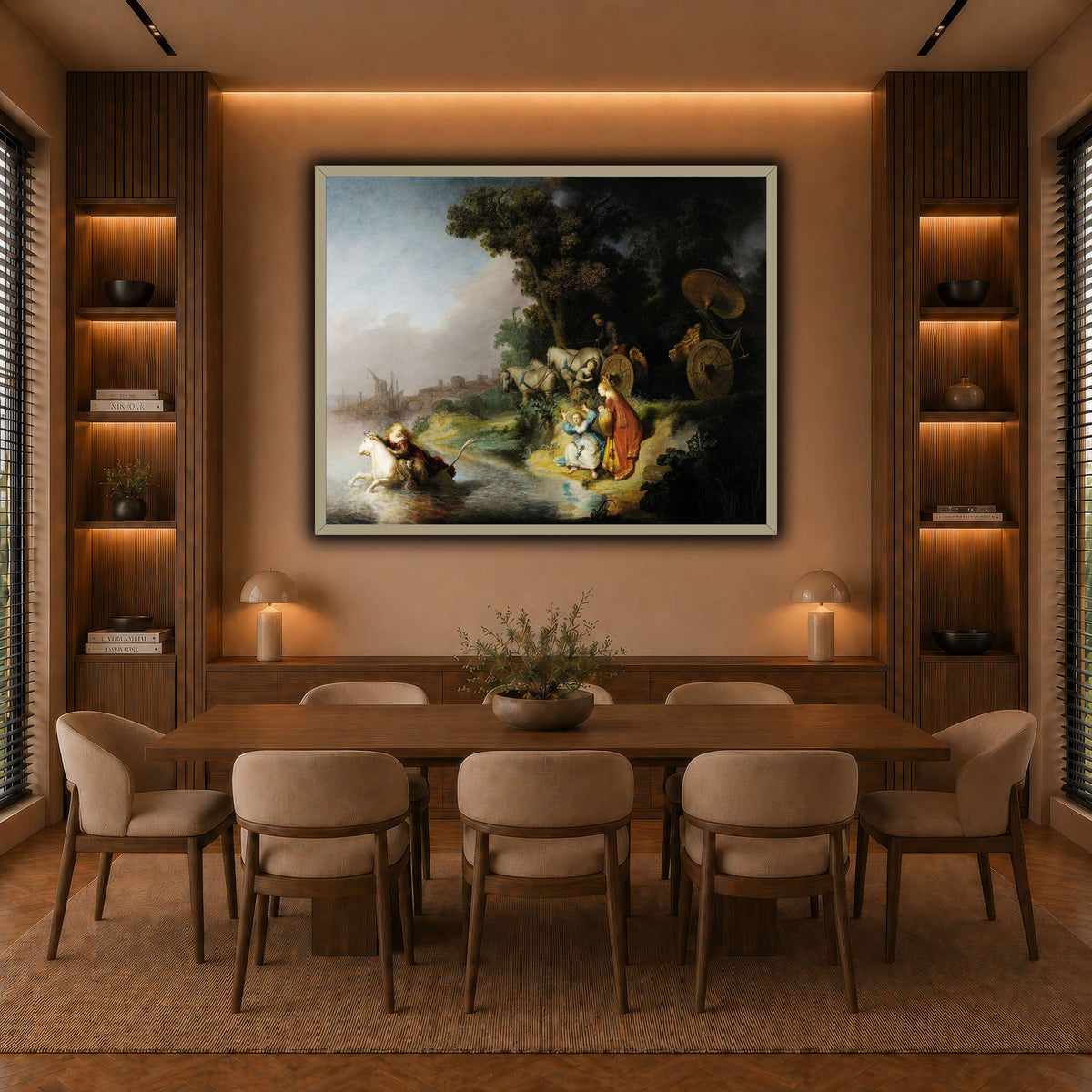 The_Abduction_of_Europa_Rembrandt-van-Rijn warm-dining room
