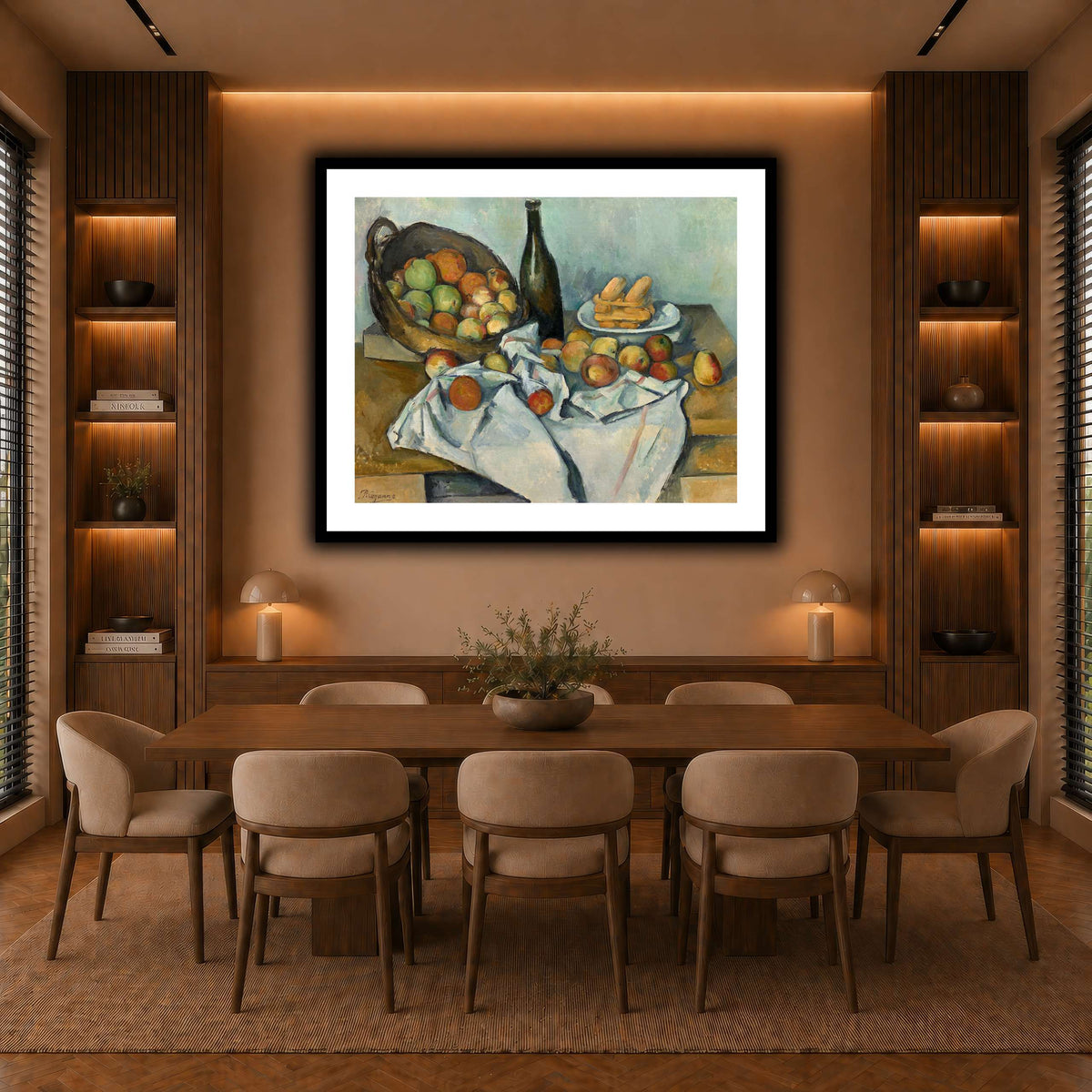 The_Basket_of_Apples_Paul_Cezanne warm-dining room