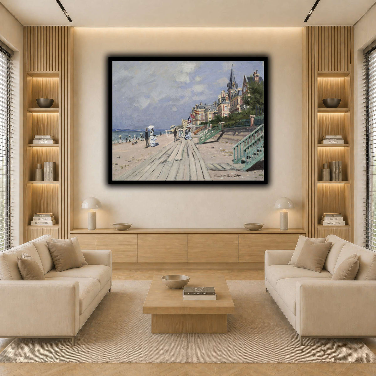 The_Beach_at_Trouville_1948 light neutral-living room
