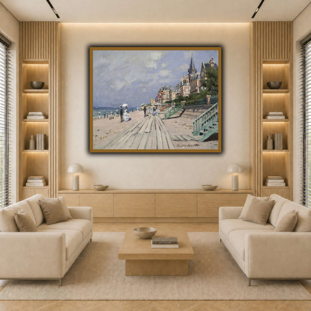 The_Beach_at_Trouville_1948 light neutral-living room