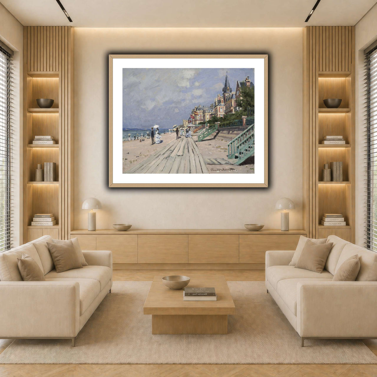 The_Beach_at_Trouville_1948 light neutral-living room