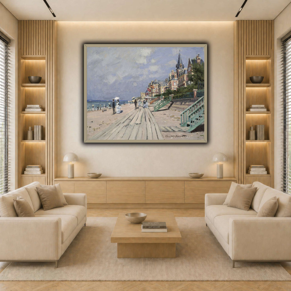 The_Beach_at_Trouville_1948 light neutral-living room