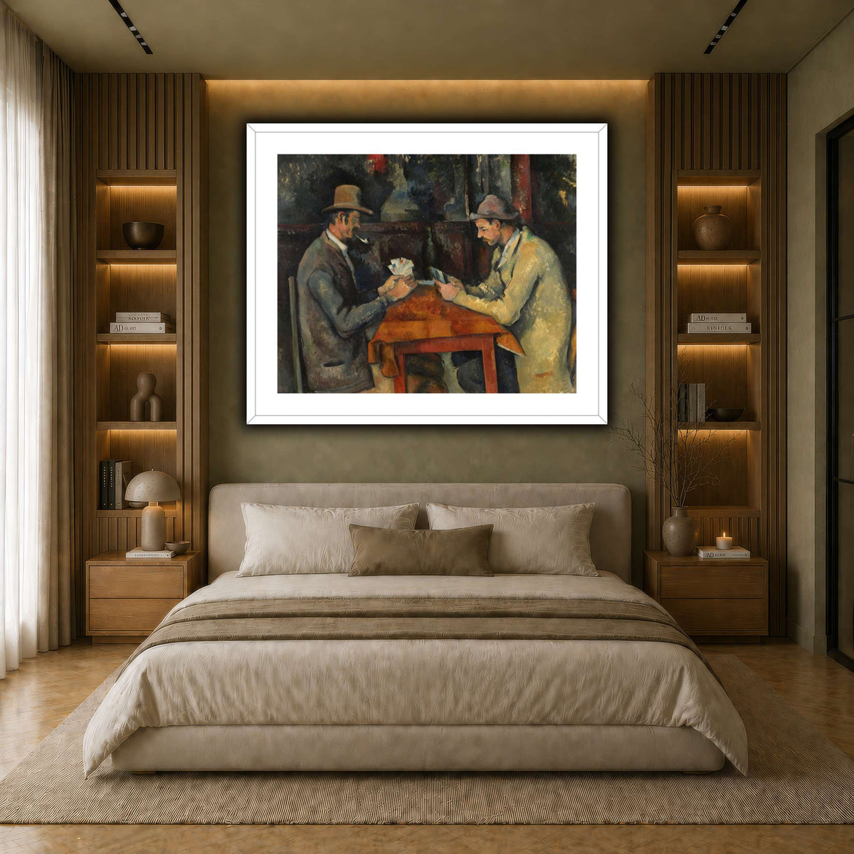 The_Card_Players_by_Paul_Cezanne earth-bedroom