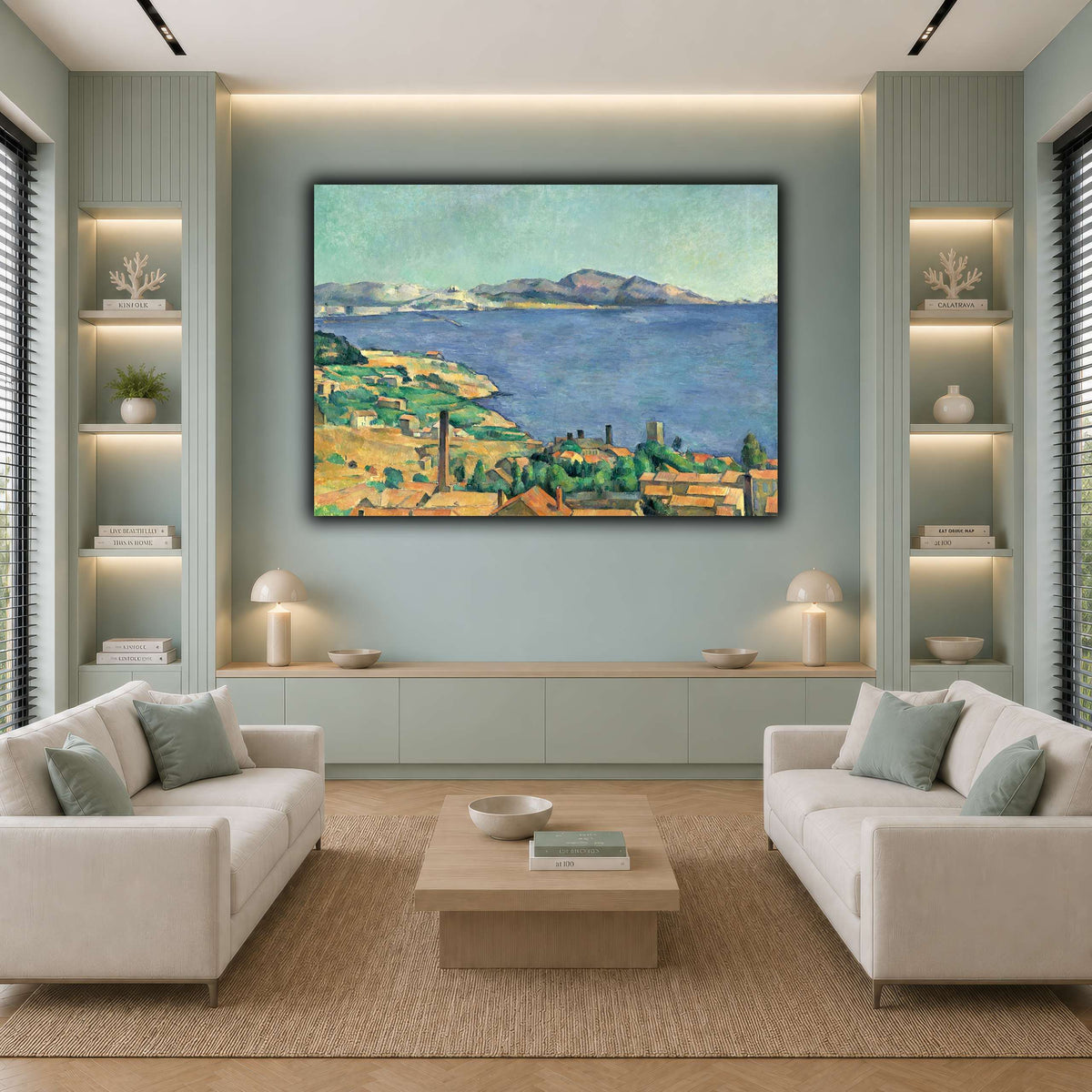 The_Gulf_of_Marseilles_Seen_from_L'Estaque_Paul_Cezanne cool-living room