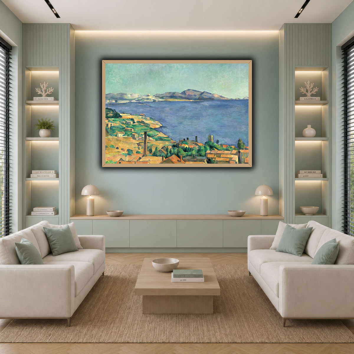 The_Gulf_of_Marseilles_Seen_from_L'Estaque_Paul_Cezanne cool-living room