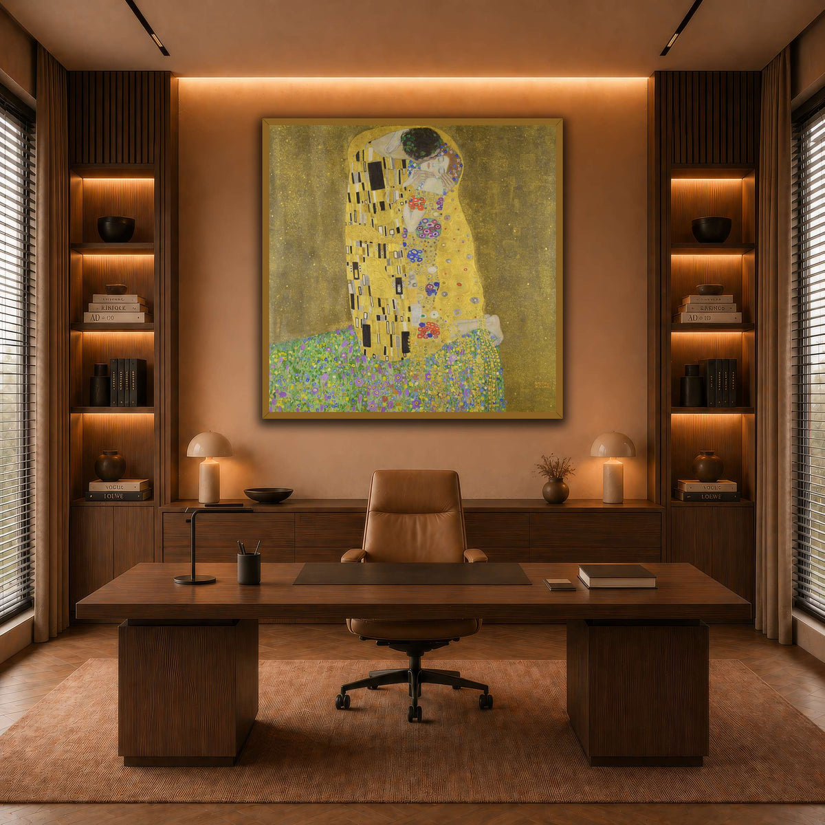 The_Kiss_-_Gustav_Klimt warm-office
