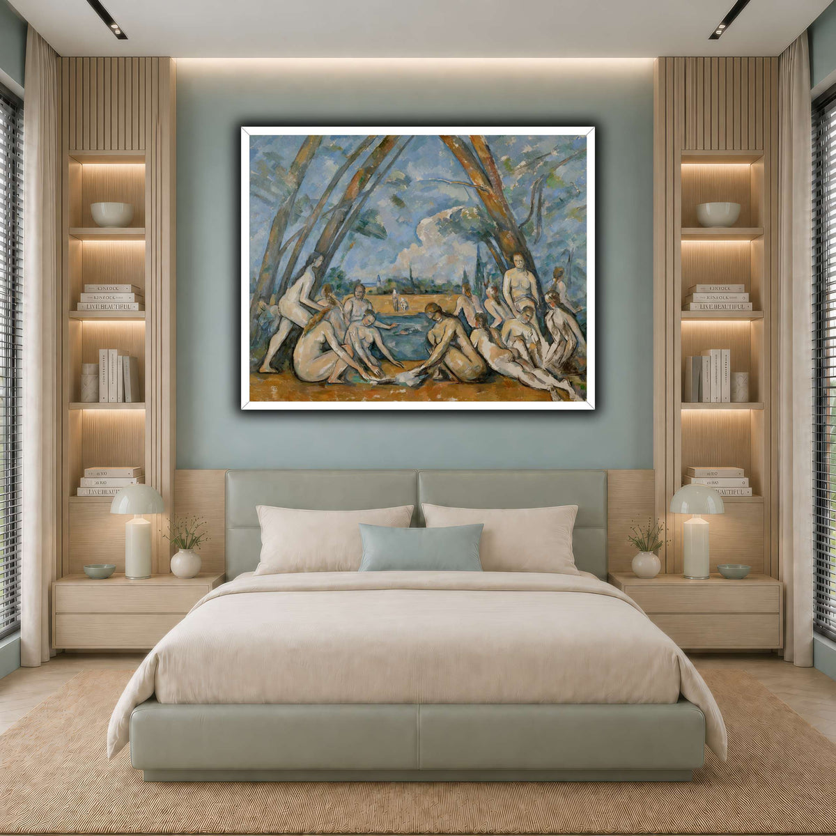 The_Large_Bathers_by_Paul_Cezanne cool-bedroom