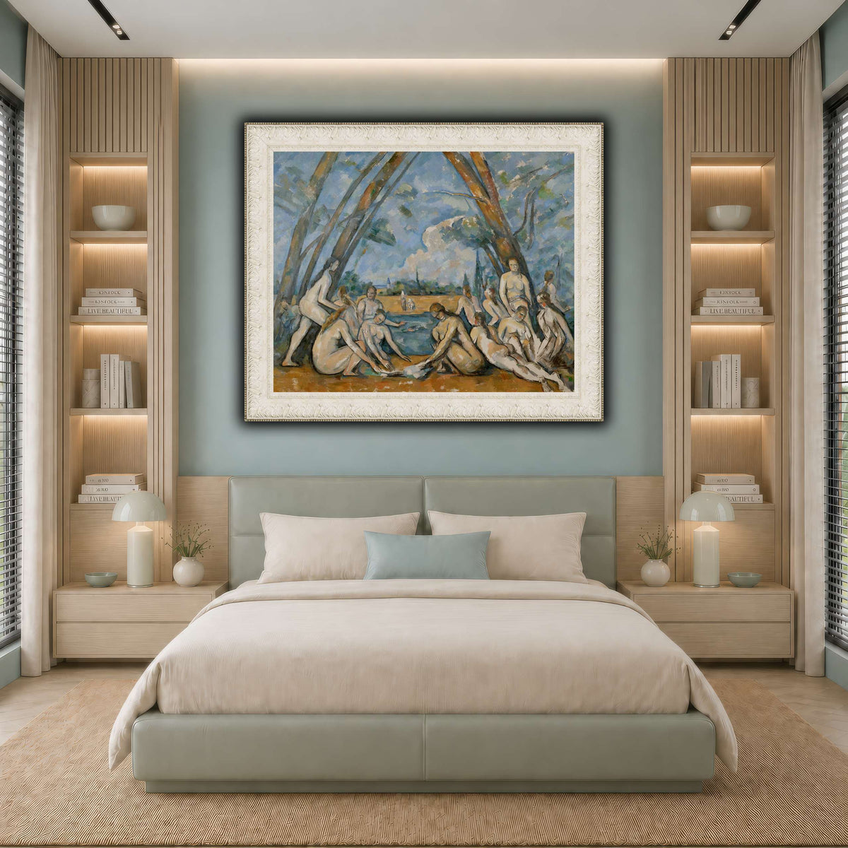 The_Large_Bathers_by_Paul_Cezanne cool-bedroom