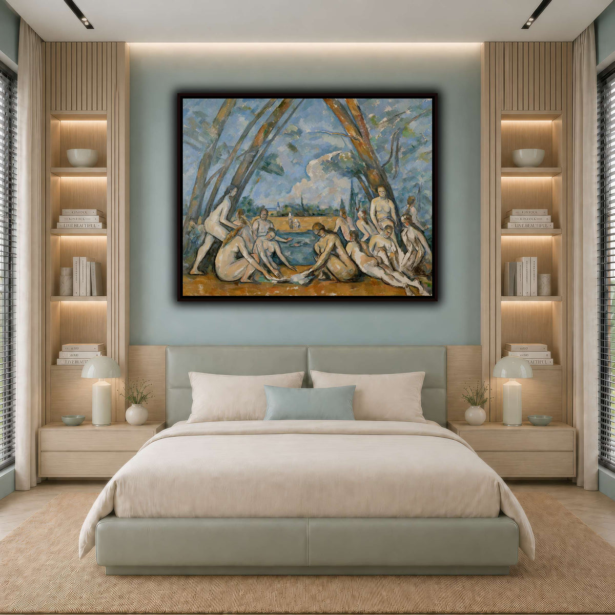 The_Large_Bathers_by_Paul_Cezanne cool-bedroom