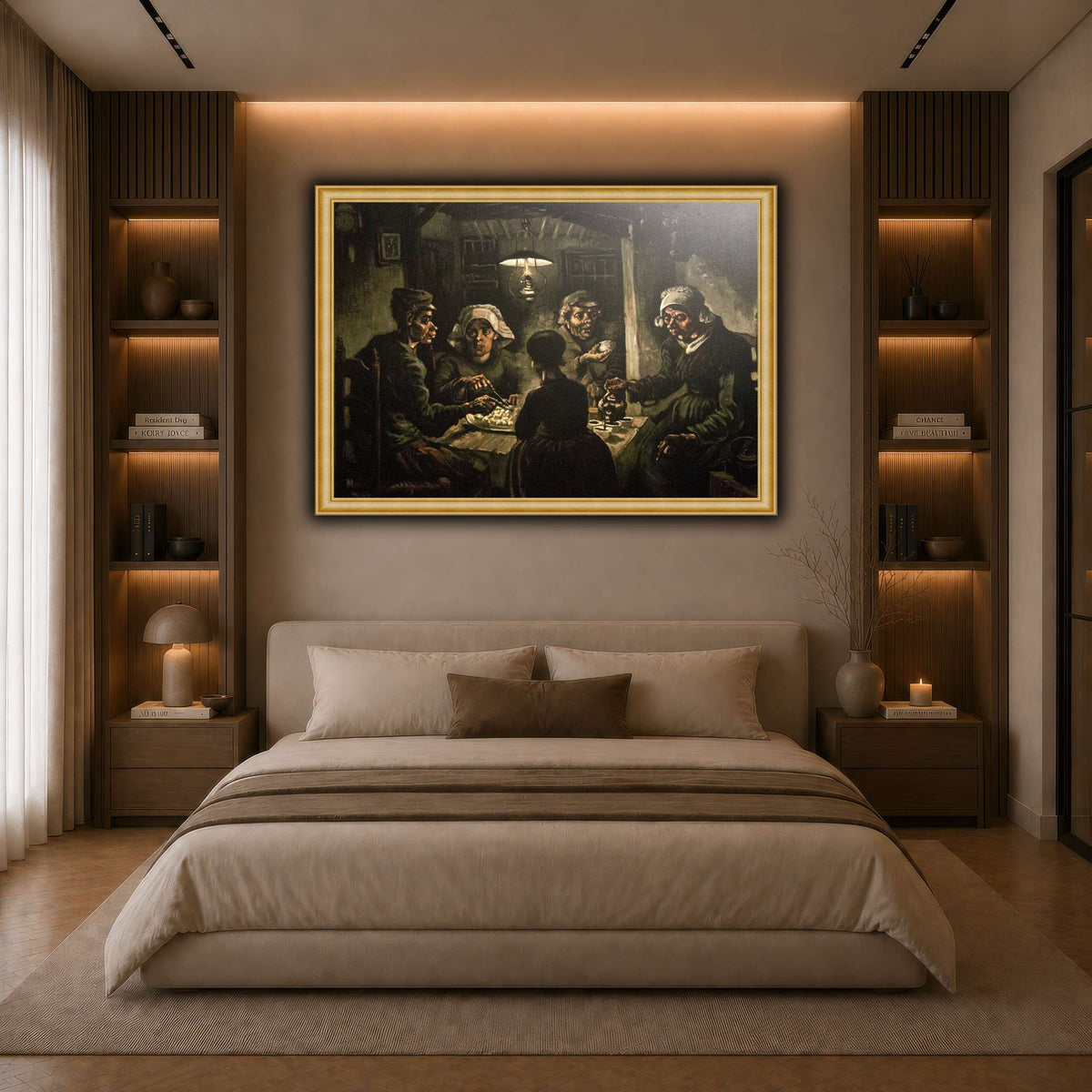 The_Potato_Eaters dark neutral-bedroom