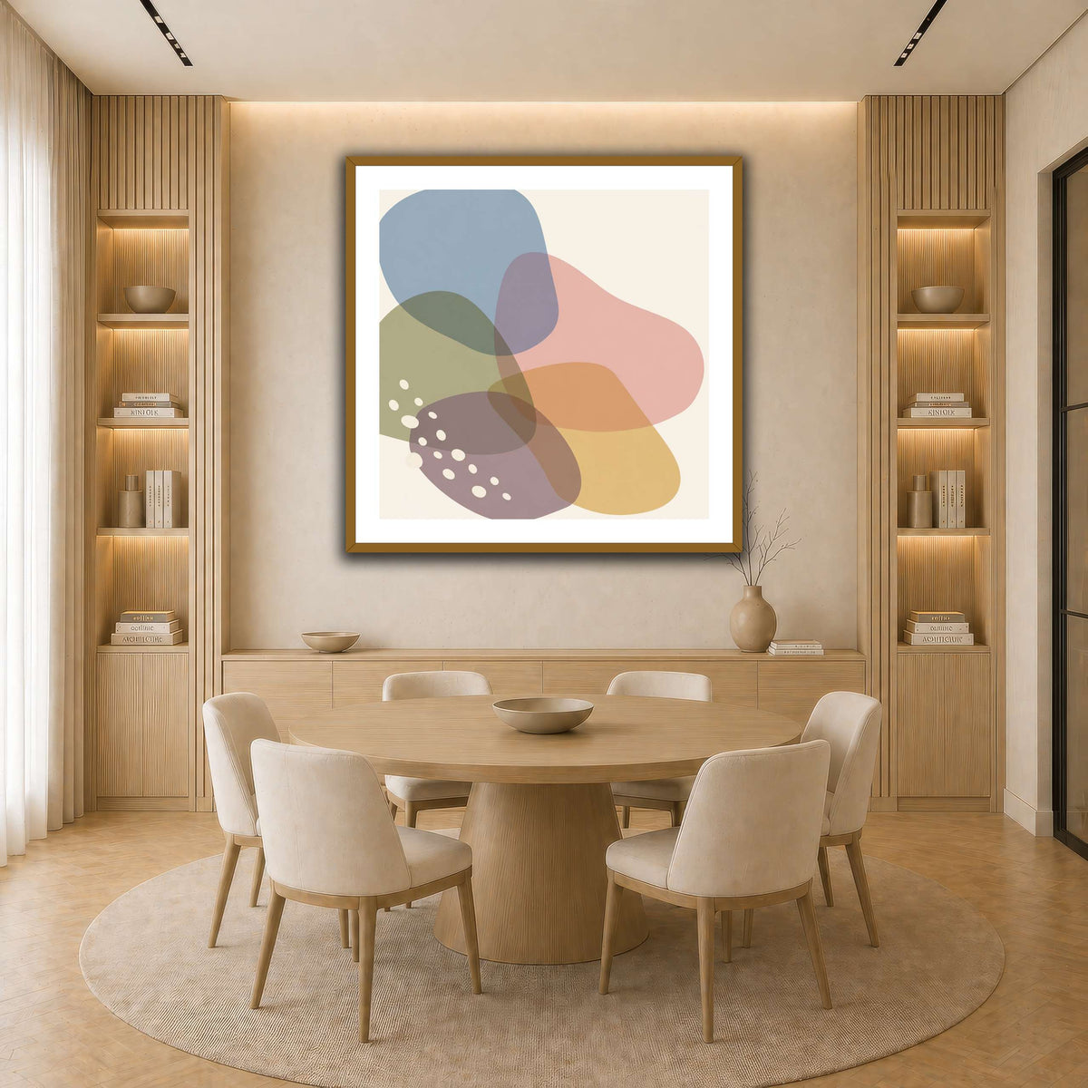 Translucent Polygon Constellation-2 light neutral-dining room