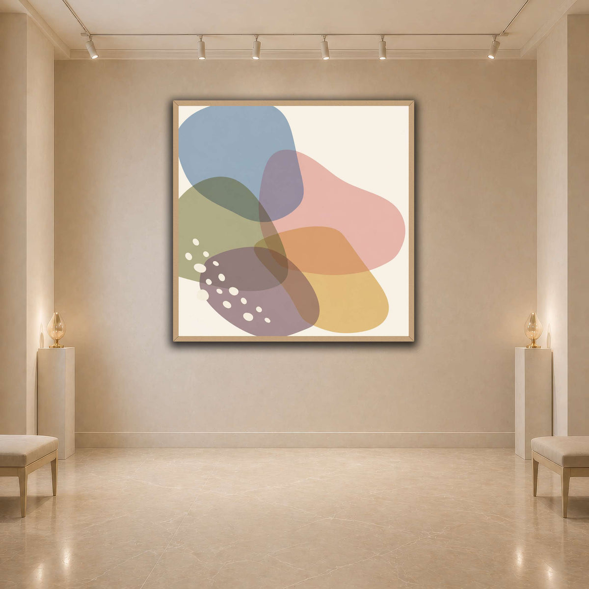 Translucent Polygon Constellation-2 light neutral- agallery
