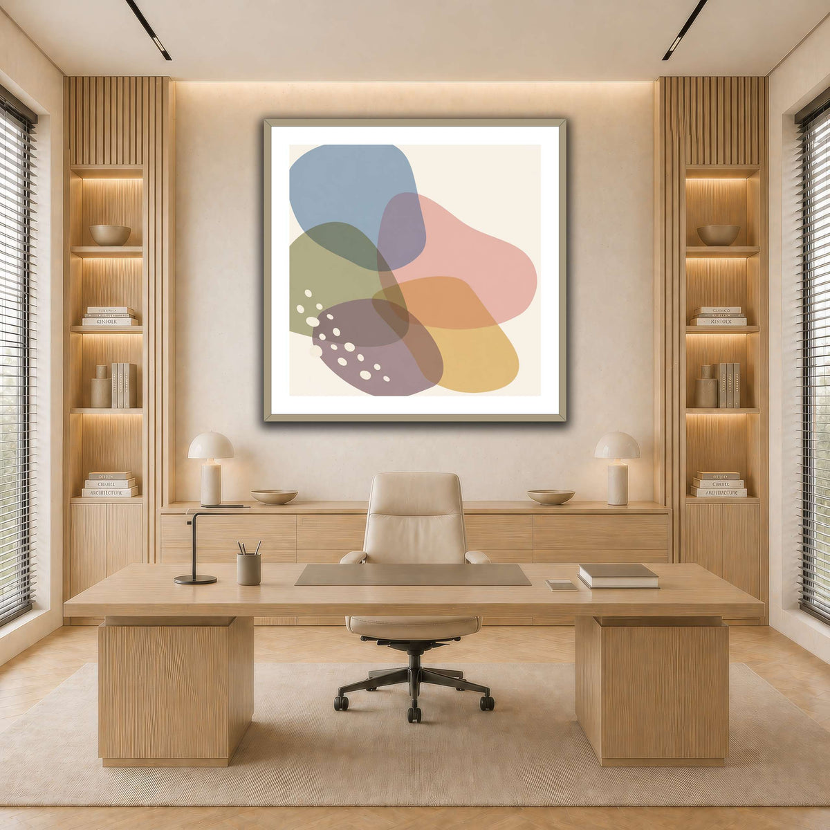 Translucent Polygon Constellation-2 light neutral-office