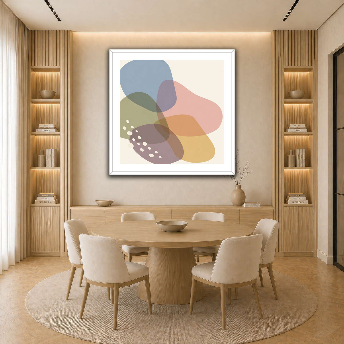 Translucent Polygon Constellation-2 light neutral-dining room