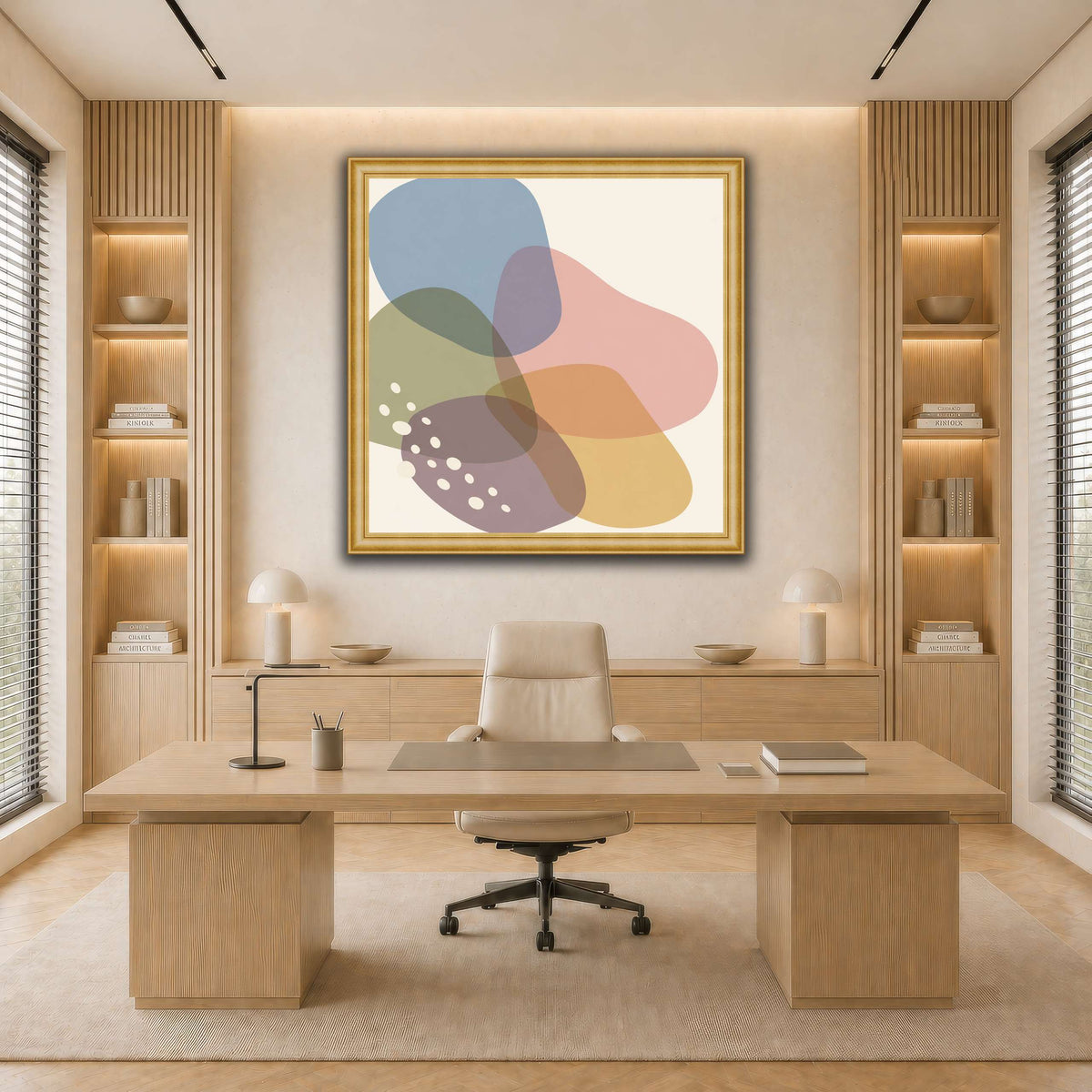 Translucent Polygon Constellation-2 light neutral-office