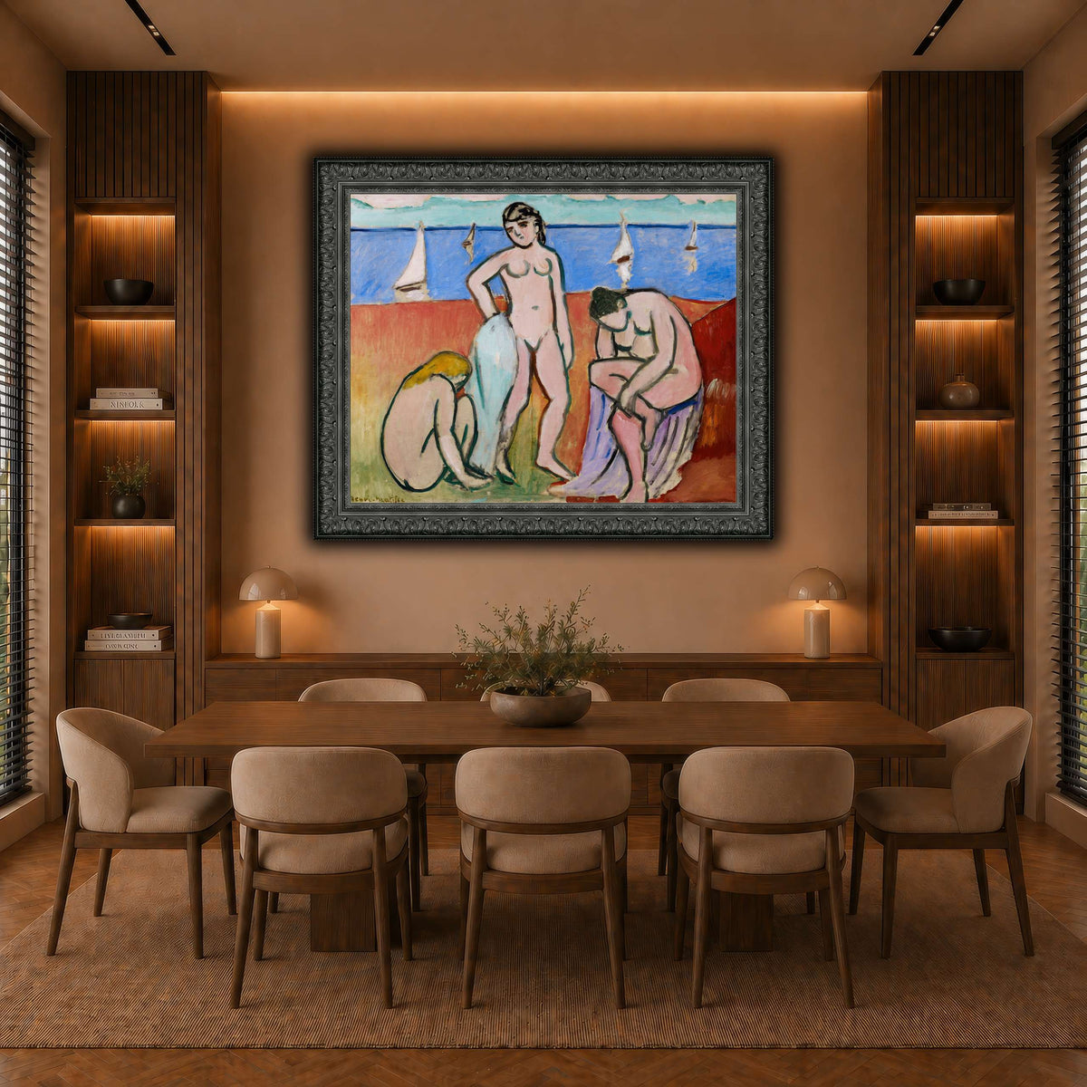Trois_baigneuses,_par_Henri_Matisse warm-dining room
