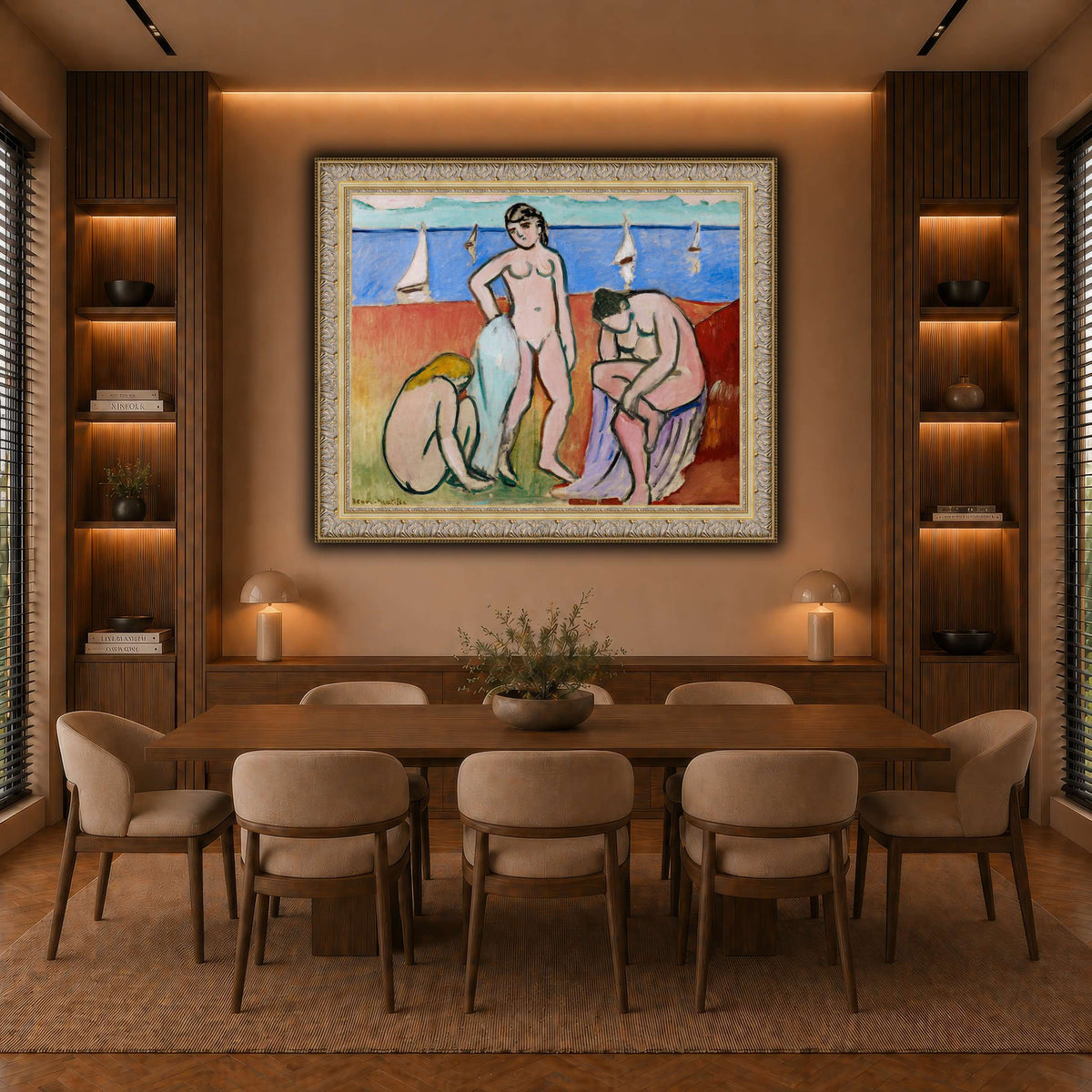 Trois_baigneuses,_par_Henri_Matisse warm-dining room